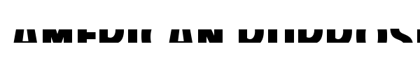 American Purpose font preview